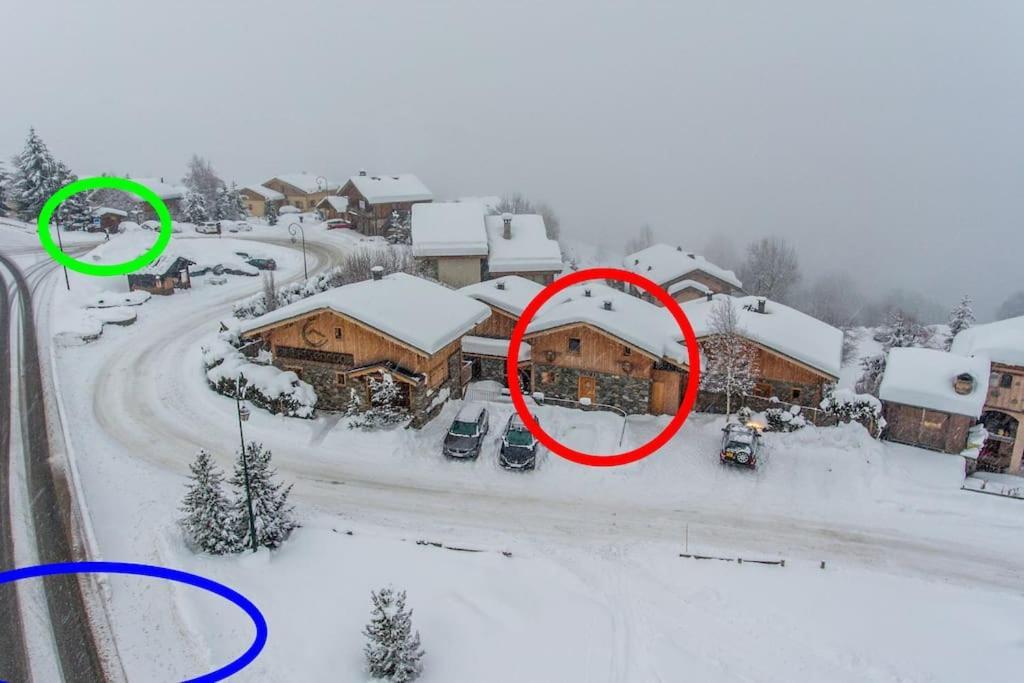 Cosy 4 Bedroom Chalet With Hot Tub Saint-Marcel (Savoie) Exterior foto